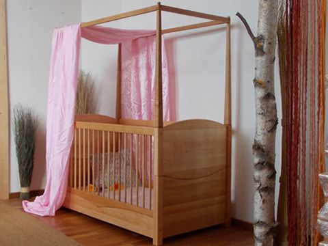 ALINA Baby-Kinderbett und Himmelbett